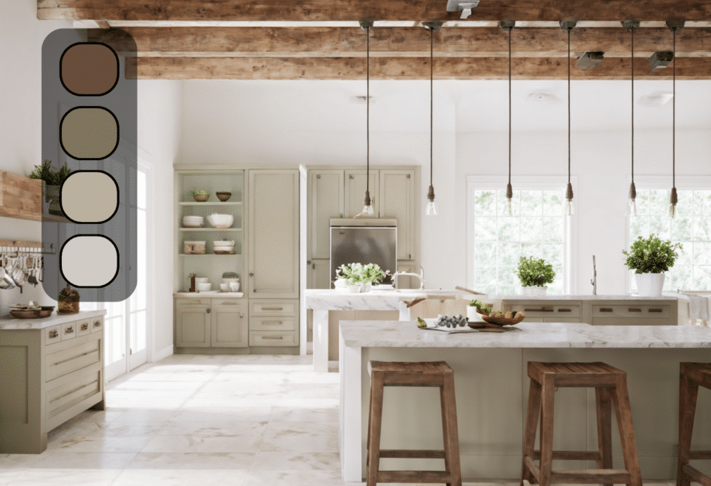 Modern Farmhouse Paint Colors Palette