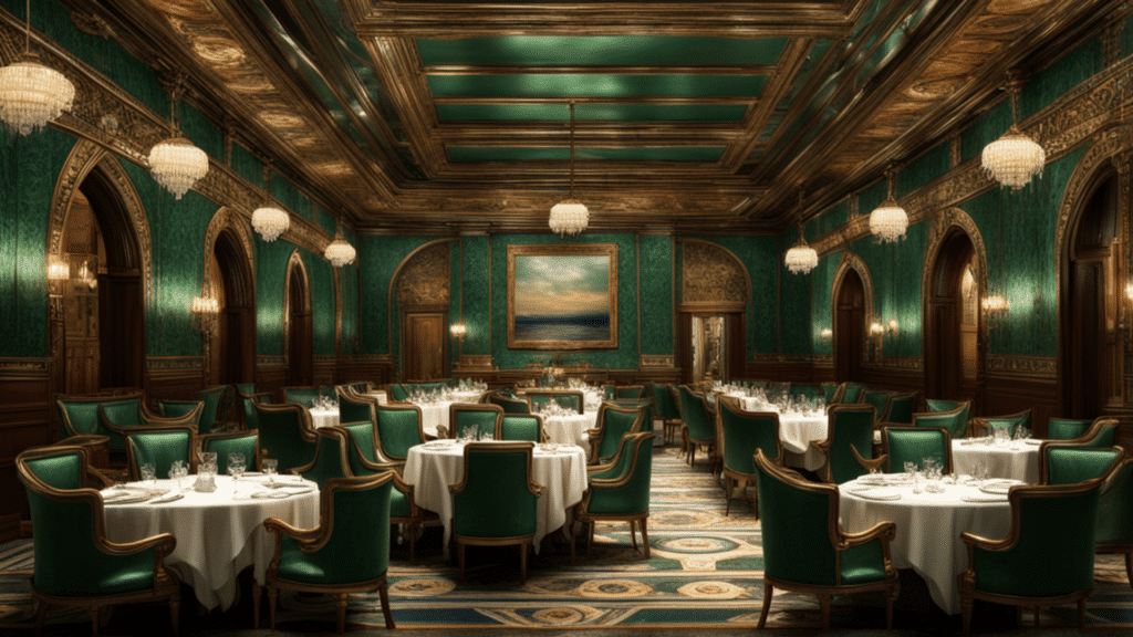 titanic dining room edwardian design luxury