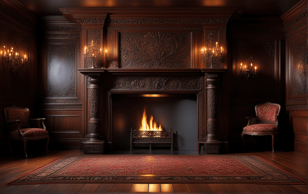 Victorian fireplace hidden secret room