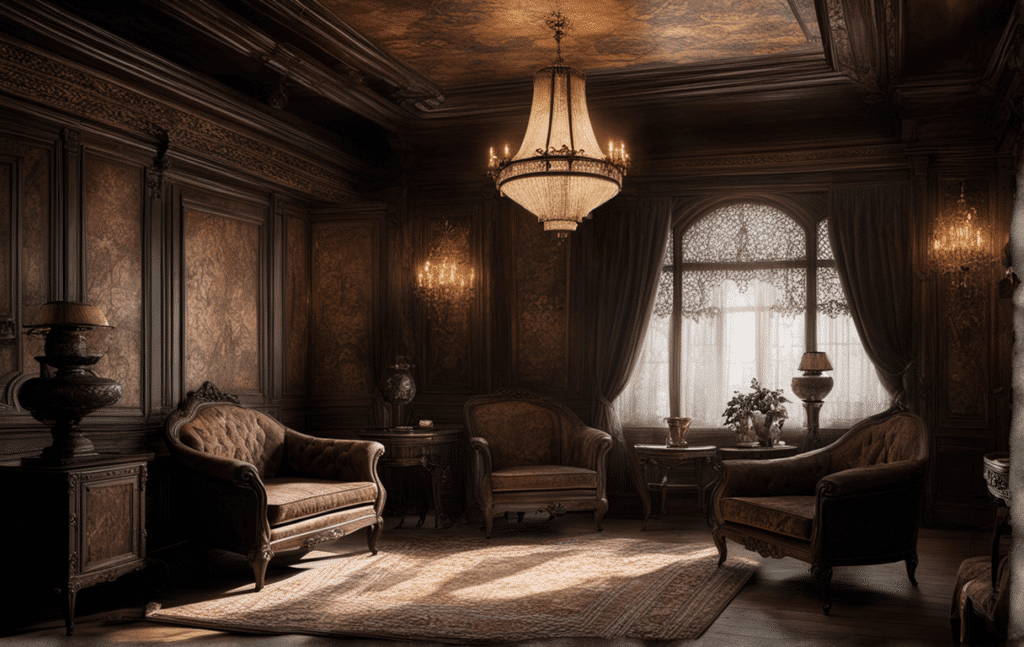 a hidden room victorian style opium den its entrance cleverly concealed behind a bookcase