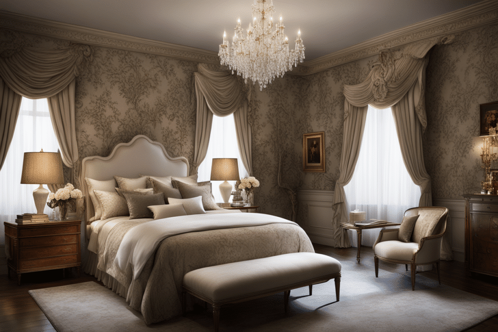 old money style bedroom