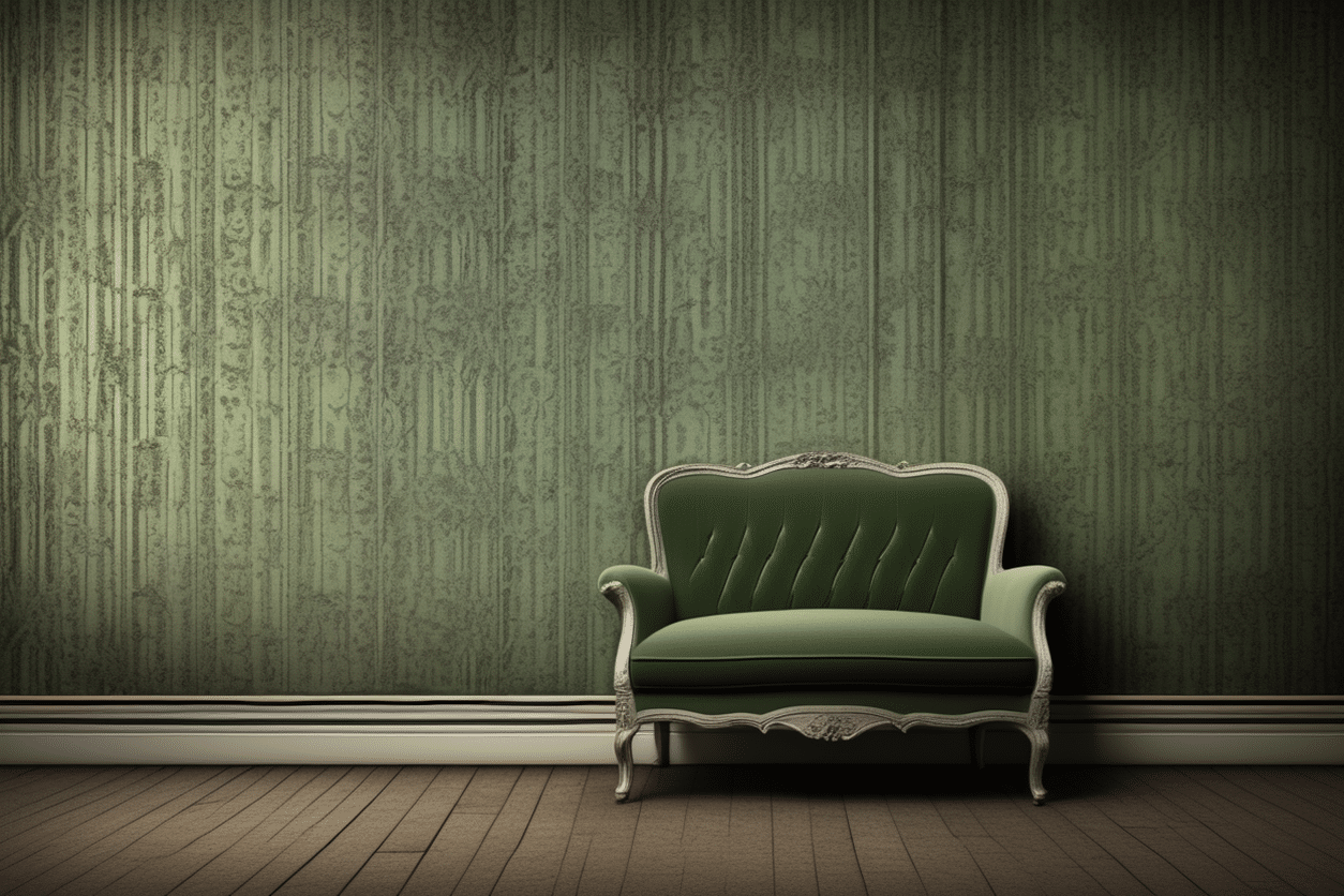 Napoleon's Death - Scheele's Green Wallpaper