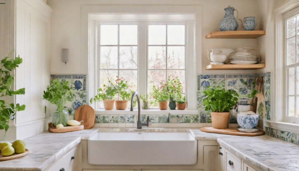 cottage kitchen backsplash ideas