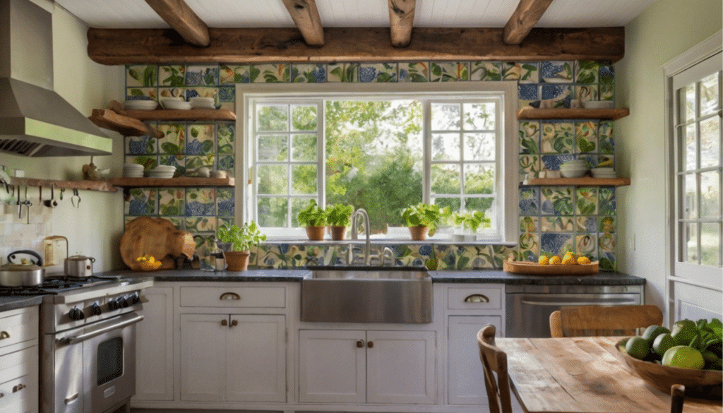 cottage kitchen backsplash ideas