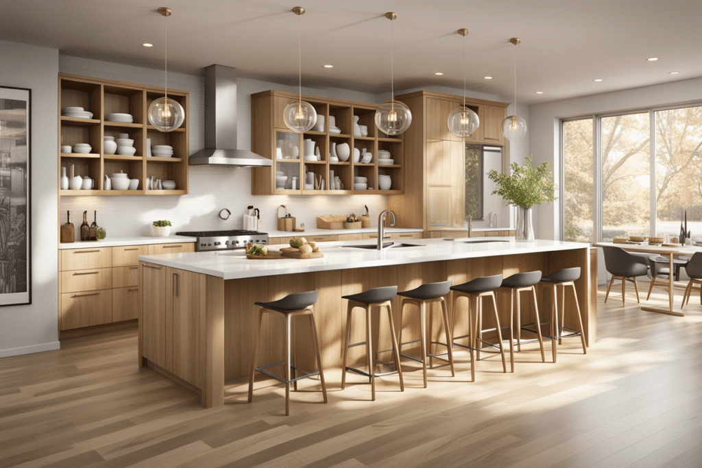 organic modern kitchen