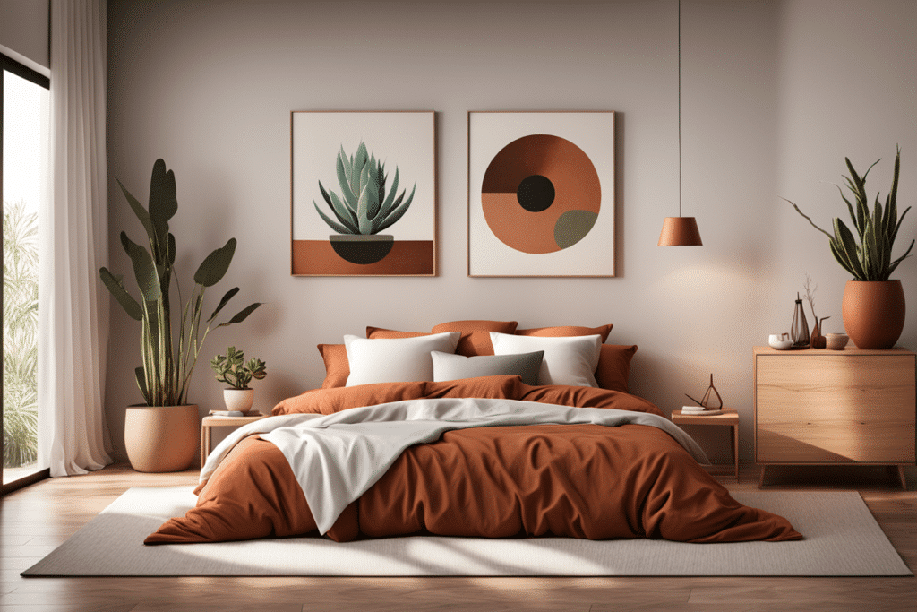 organic modern bedroom