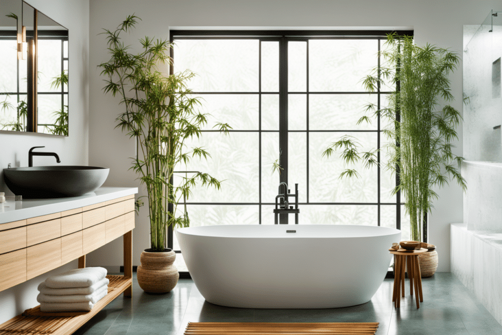 organic modern bathroom