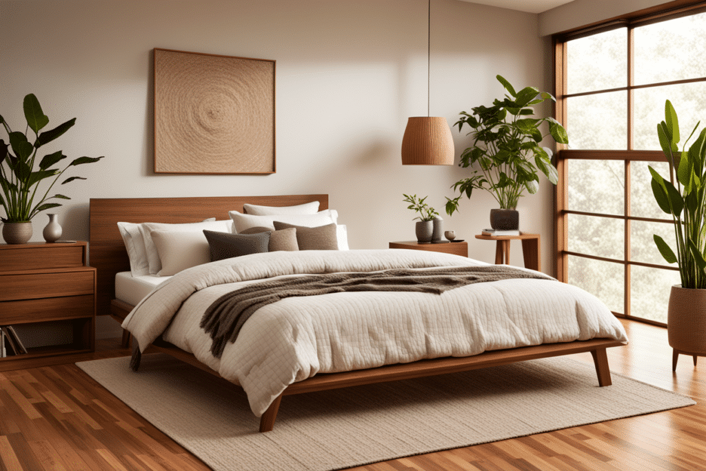 organic modern bedroom