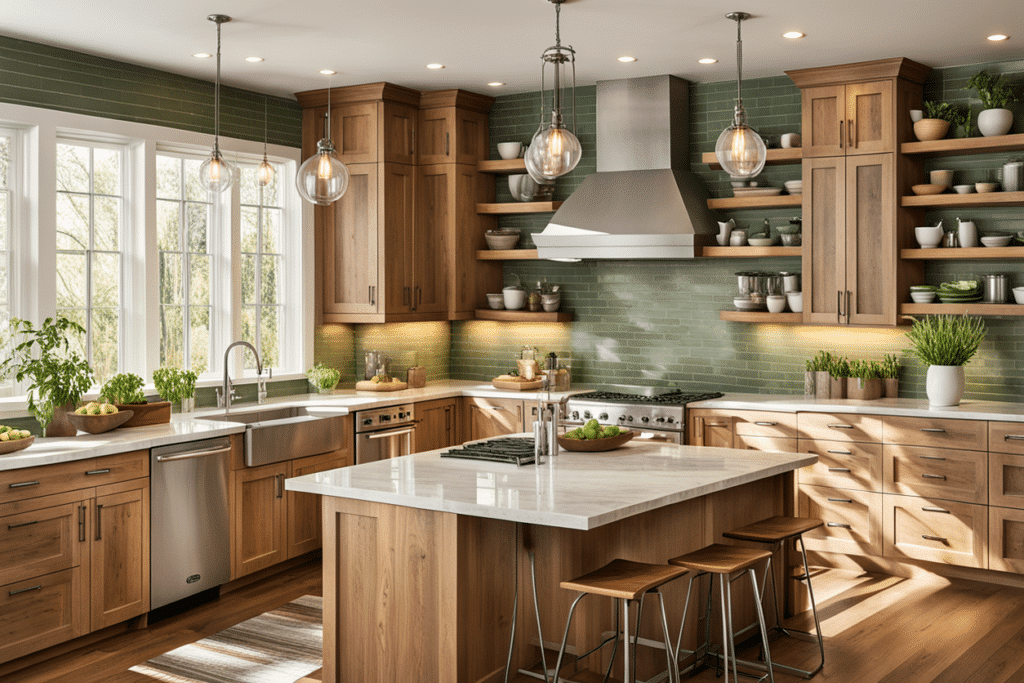 organic modern kitchen