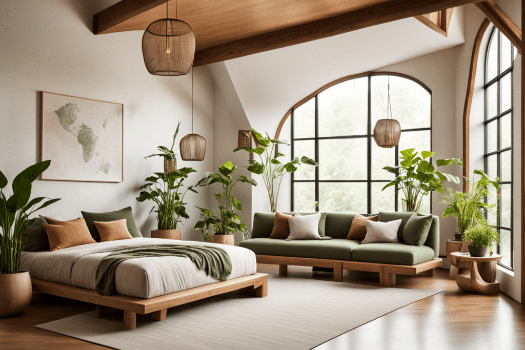 organic modern bedroom