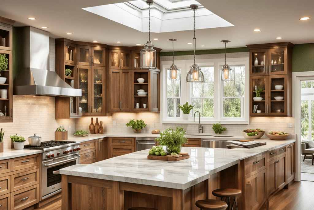 organic modern kitchen