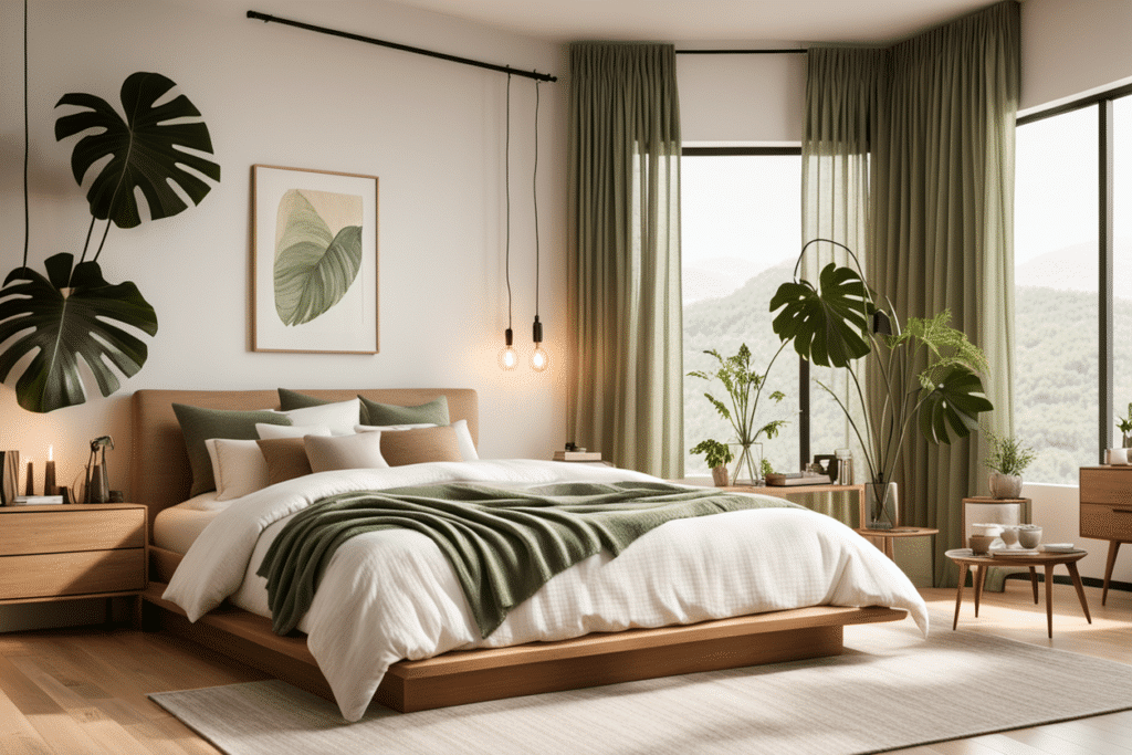 organic modern bedroom