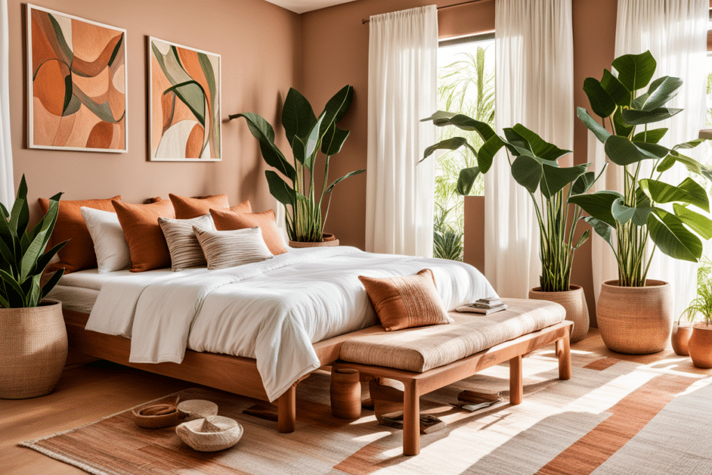 organic modern bedroom