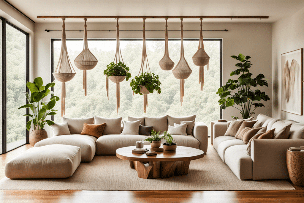 organic modern living room