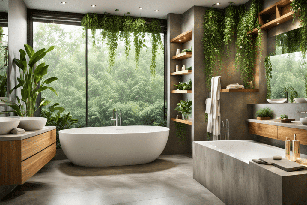 organic modern bathroom