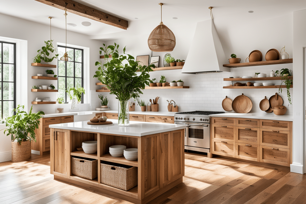 organic modern kitchen