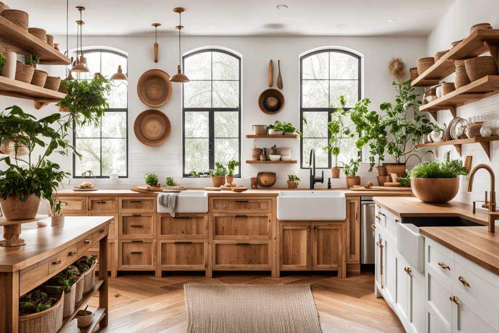 organic modern kitchen