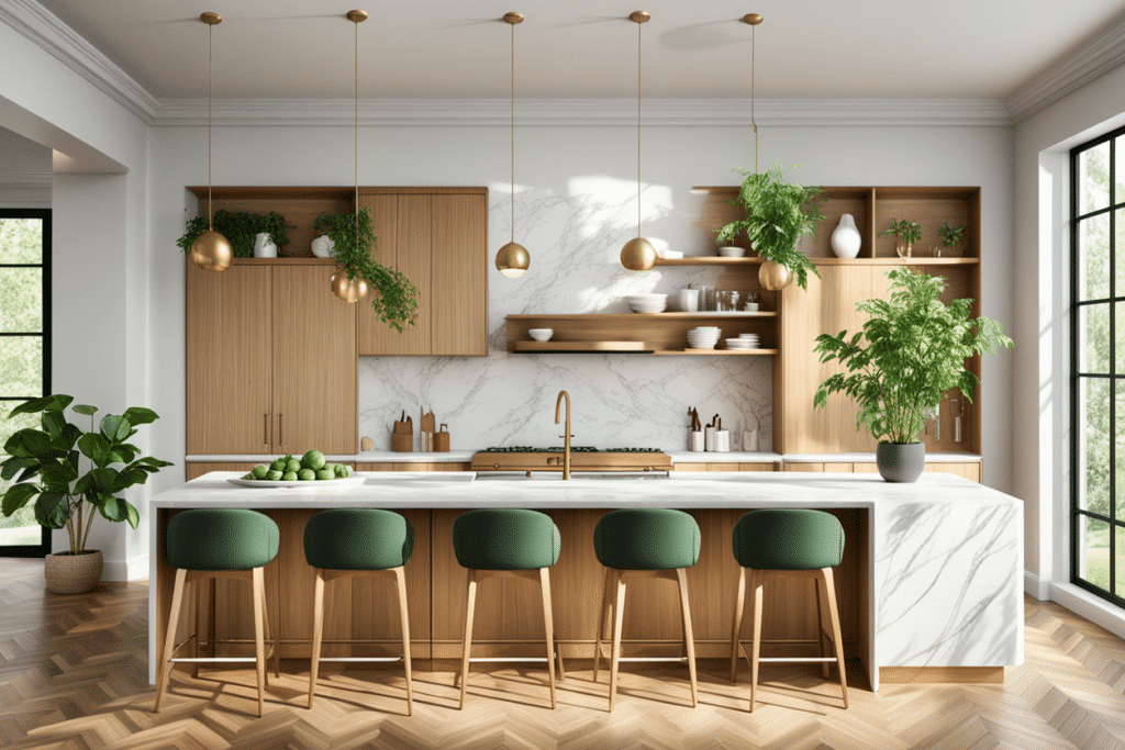 organic modern kitchen