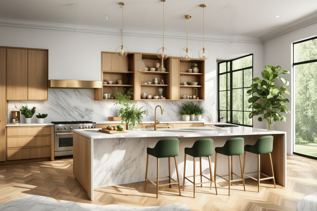 organic modern kitchen