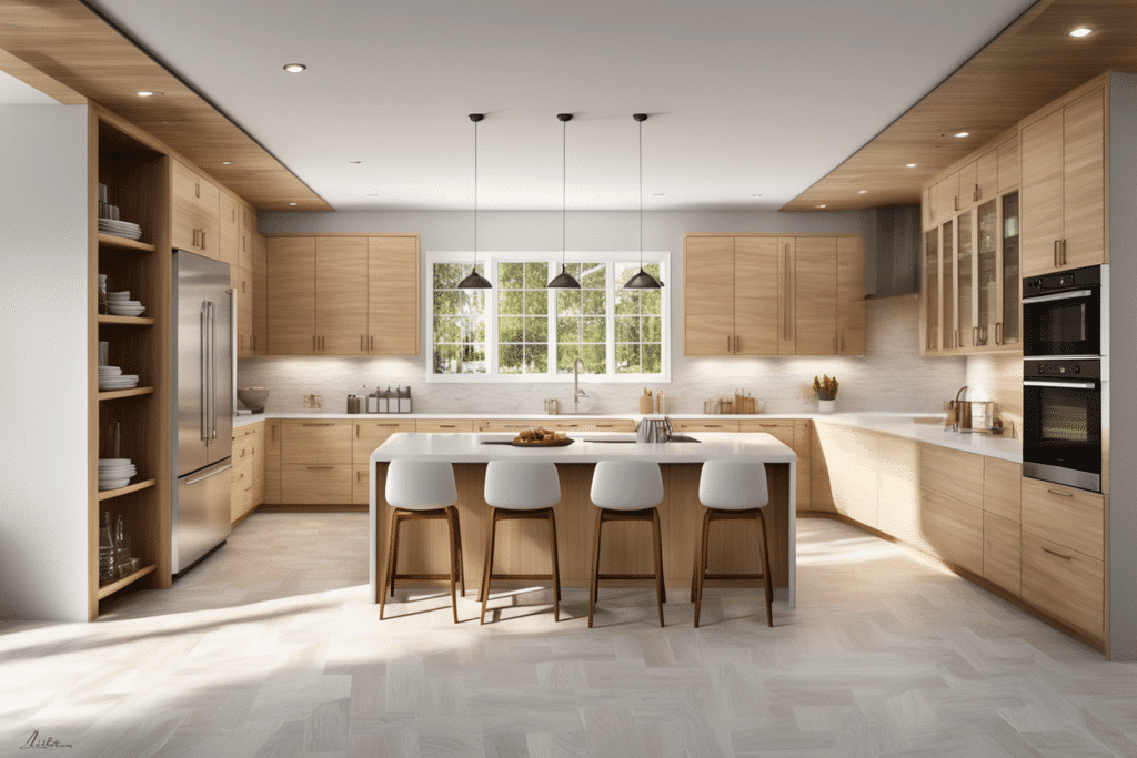 organic modern kitchen