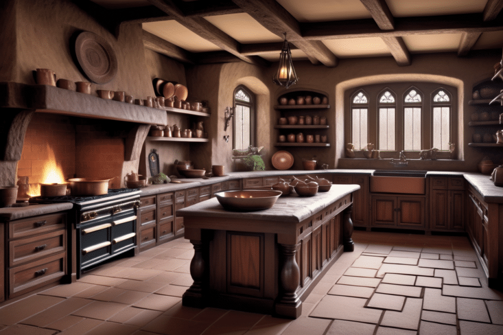 castlecore aesthetic kitchen