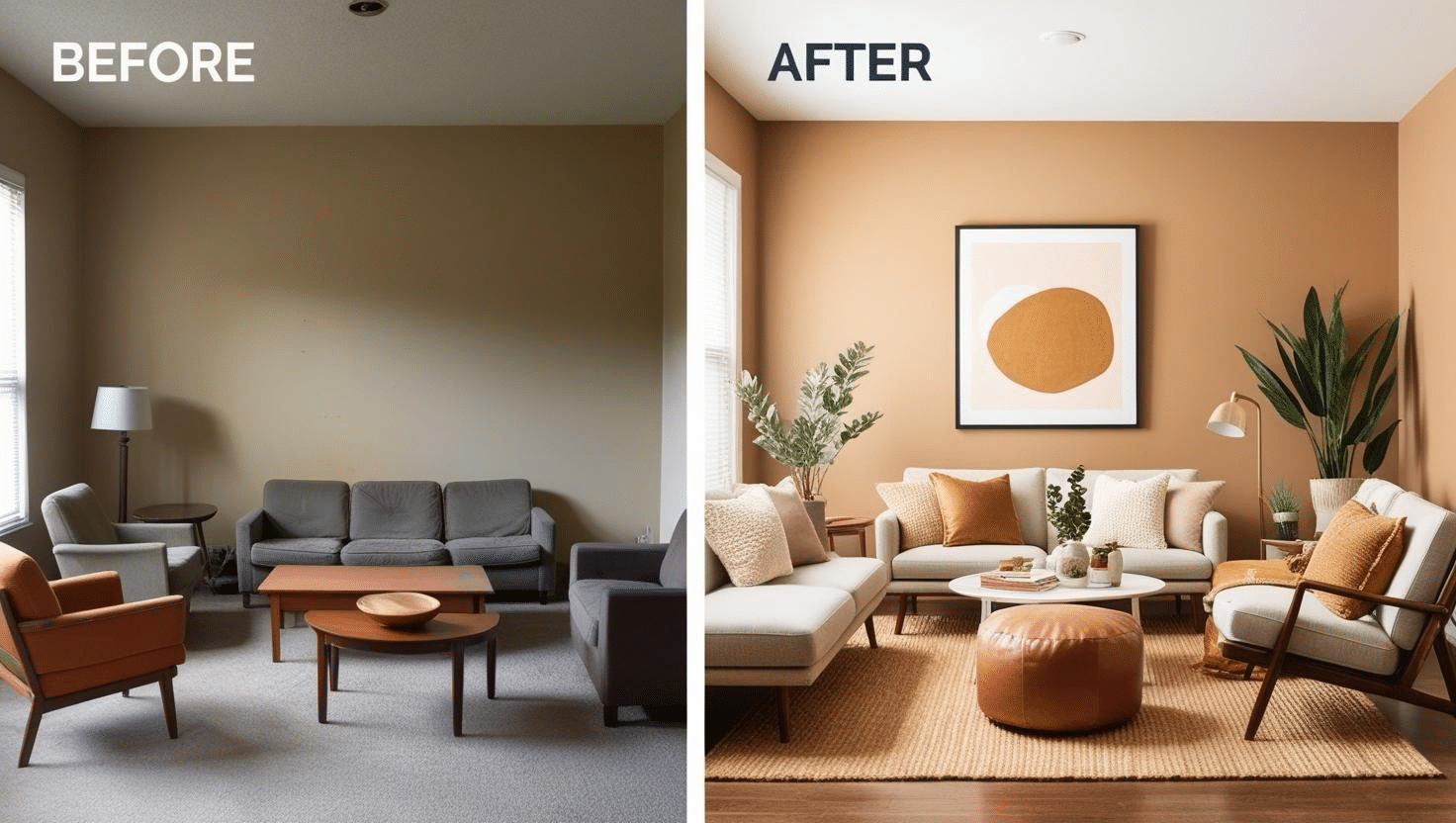 how to decorate your living room on a low budget DIY