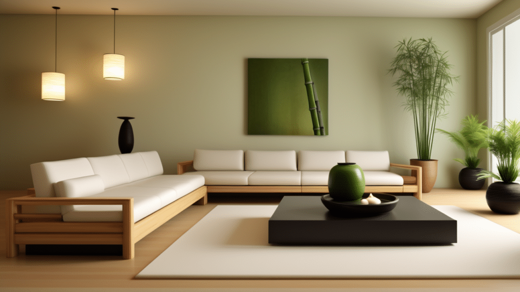 luxury living room modern zen