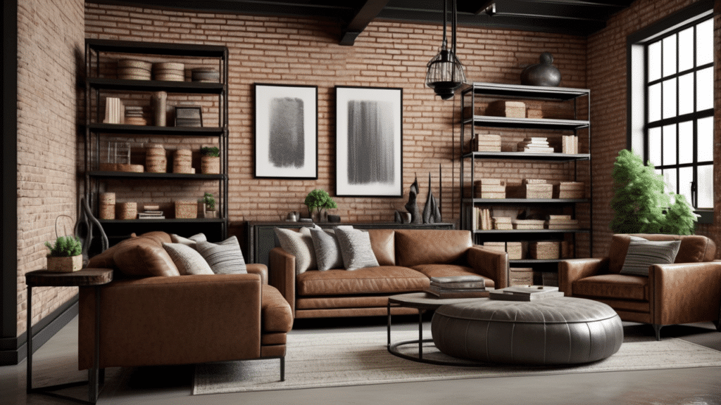 luxury living room rustic