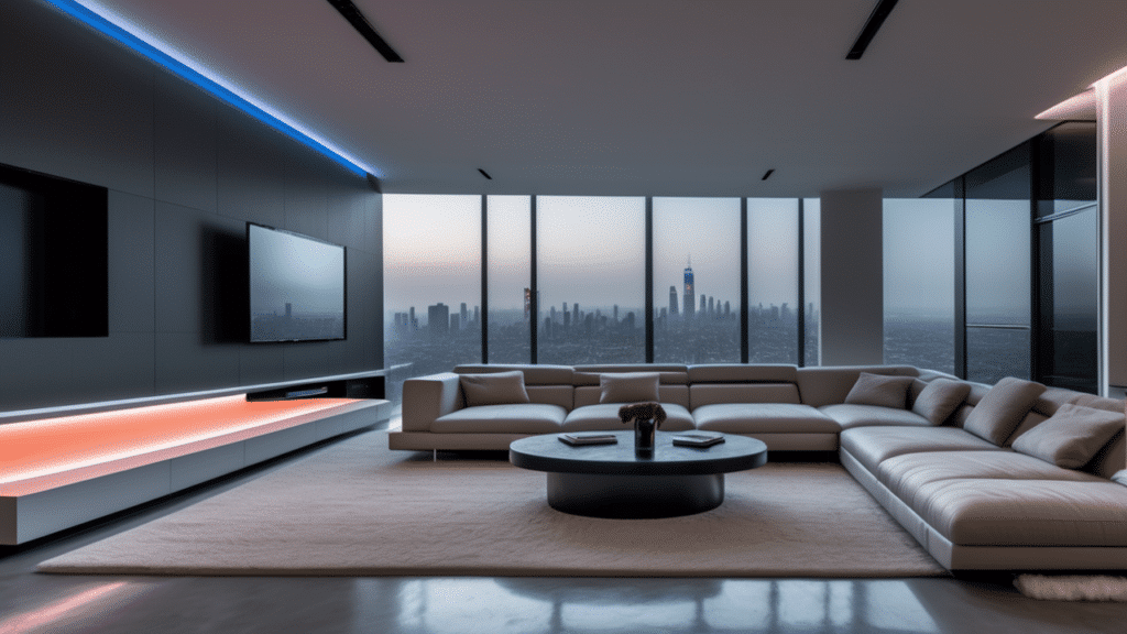 luxury living room modern minimalist