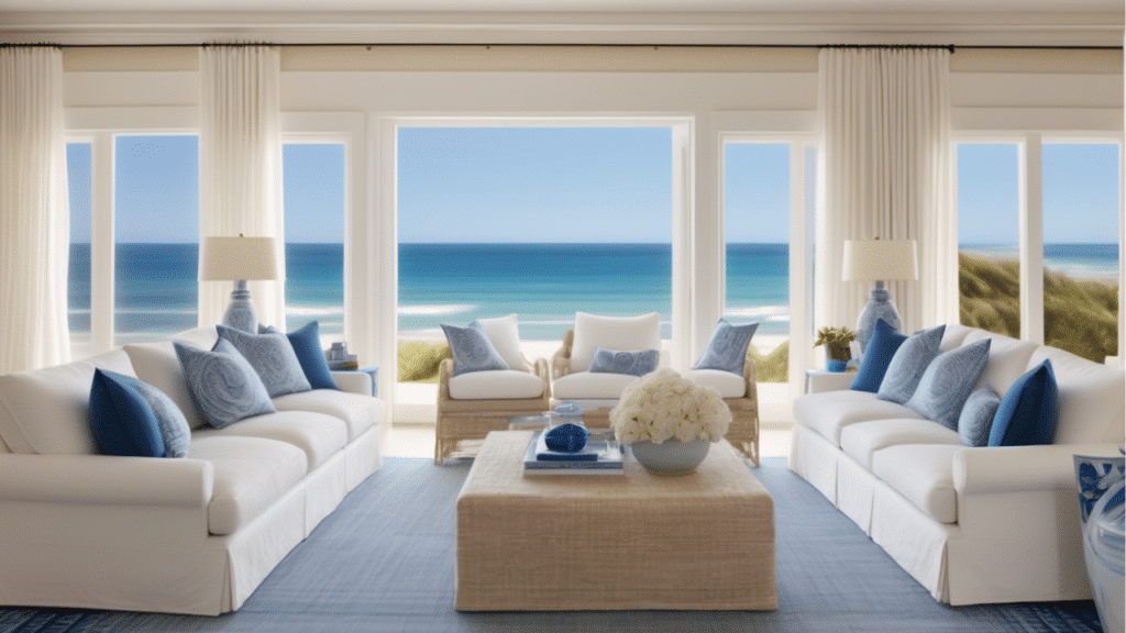 luxury living room coastal