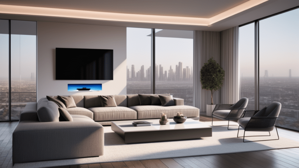 luxury living room modern minimalist