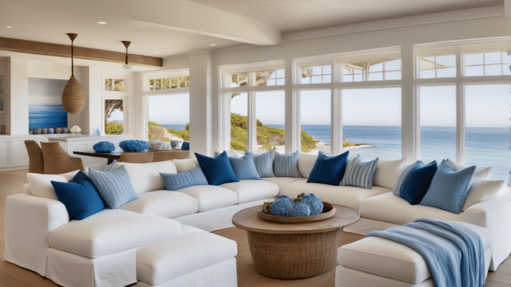 luxury living room coastal