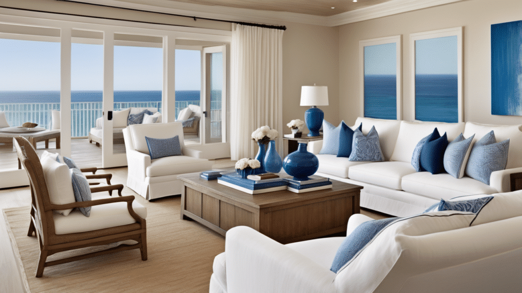 luxury living room coastal