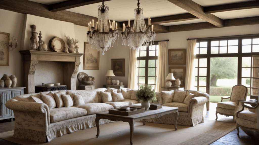 luxury living room cottage