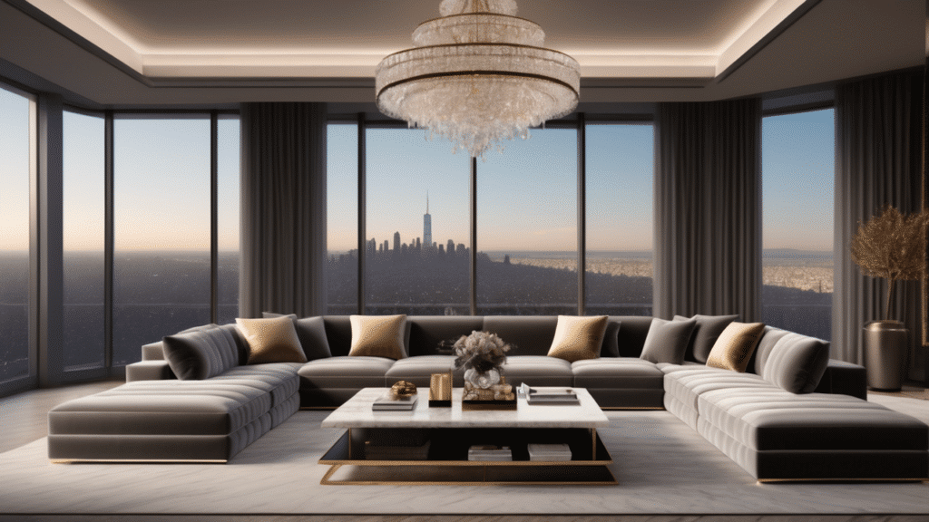 luxury living room penthouse