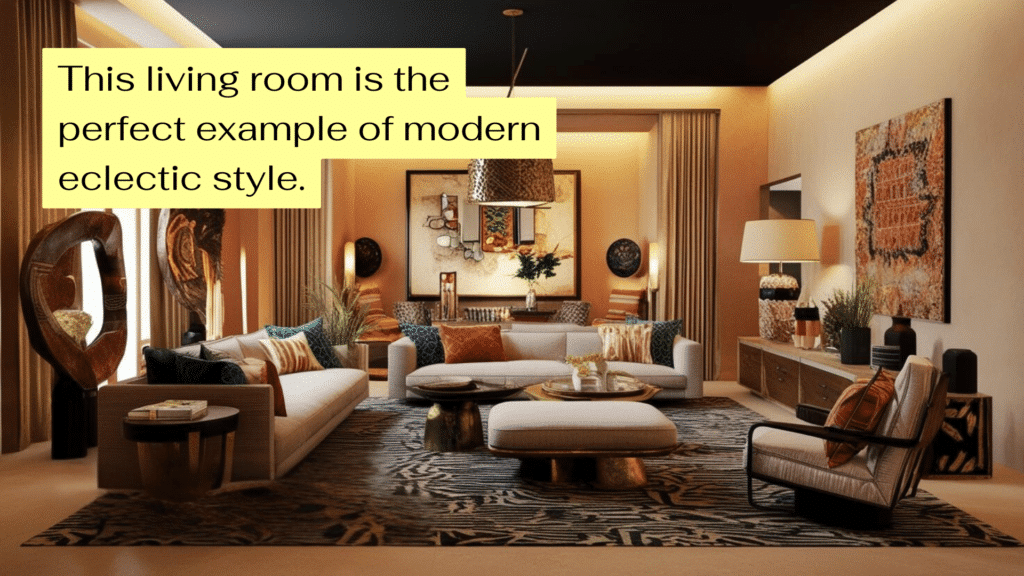 modern eclectic interior design