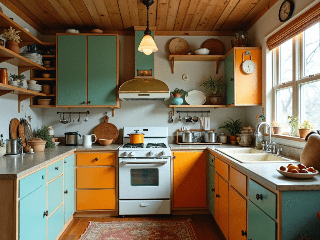 quirky decor kitschy retro kitchen