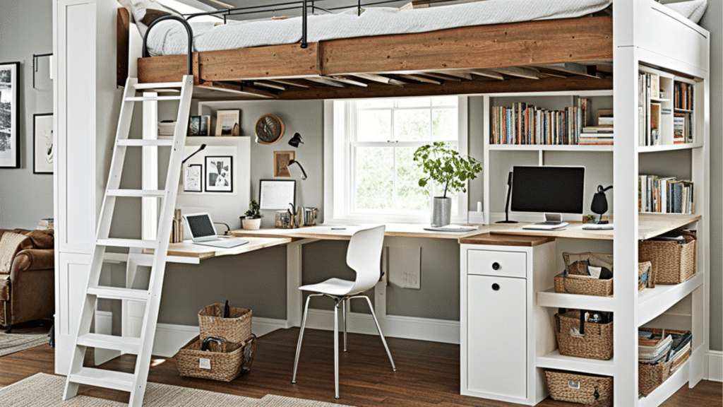 space saving furniture, space saving desk