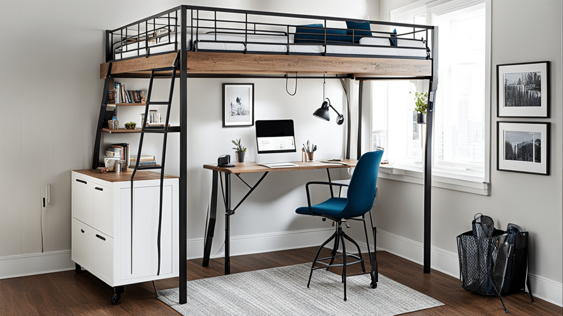 space saving desk