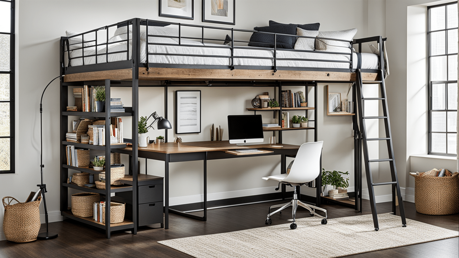 space saving desk