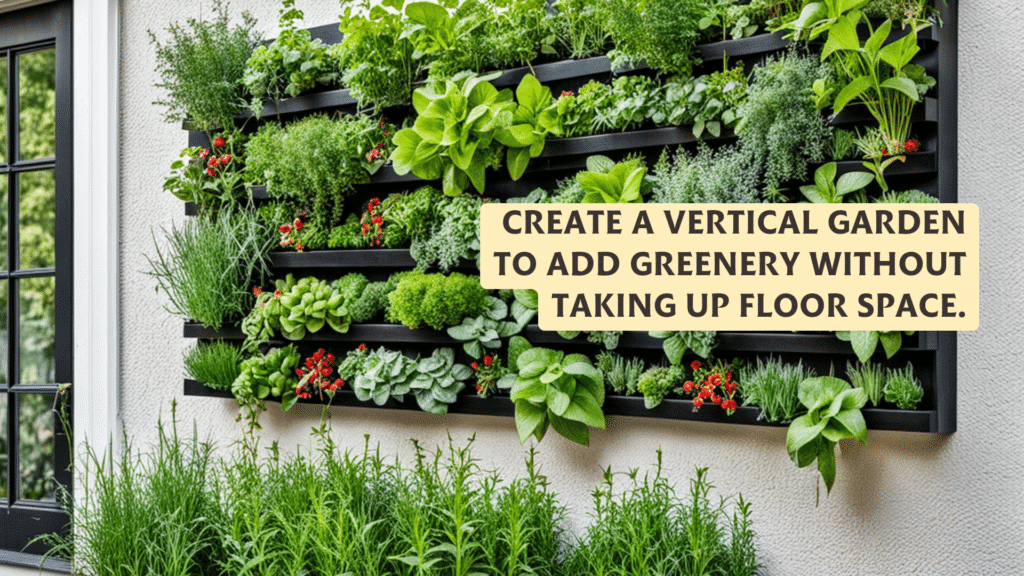 space saving vertical garden