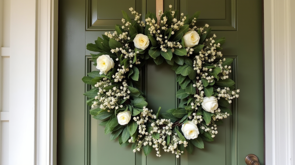 spring wreath for front door