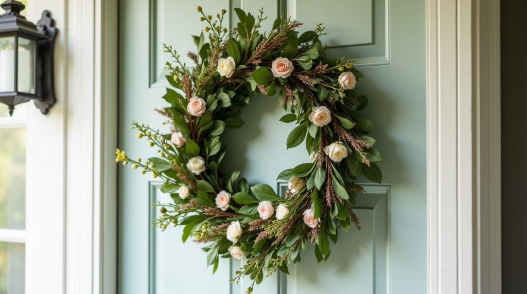 spring wreath for front door