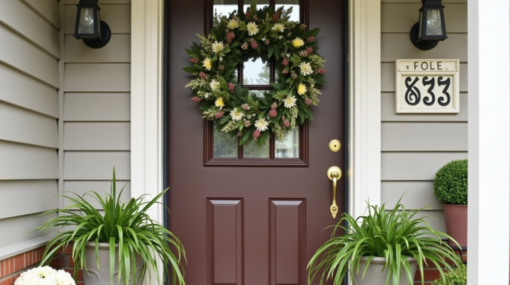 spring wreath for front door