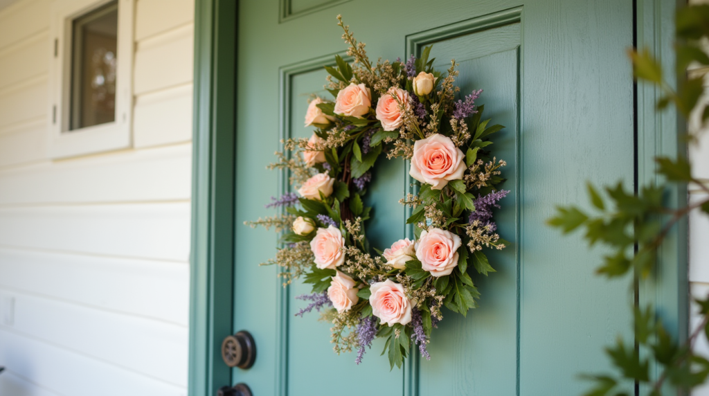 spring wreath for front door