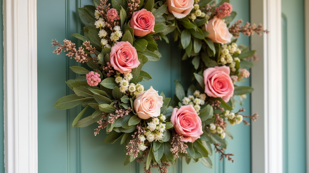 spring wreath for front door