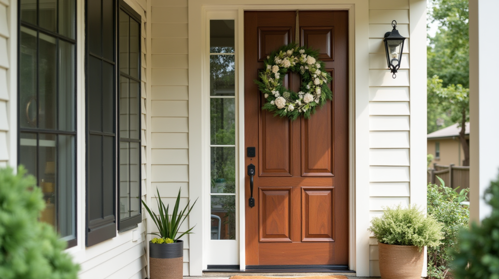 spring wreath for front door