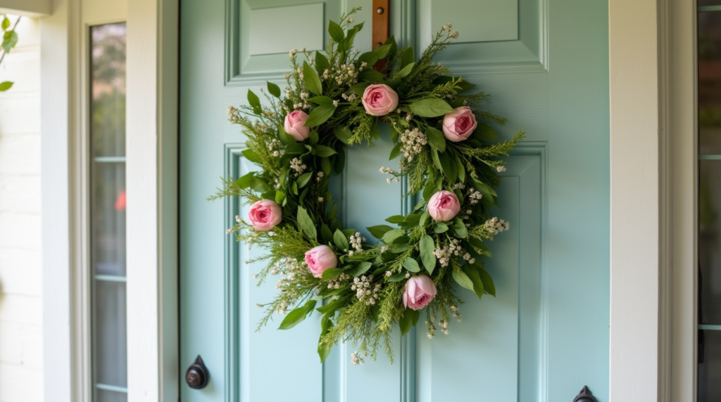 spring wreath for front door