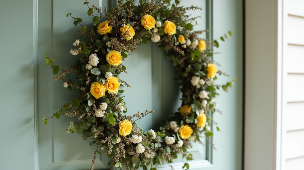 spring wreath for front door