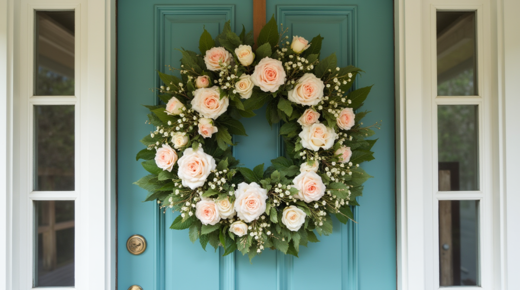 spring wreath for front door